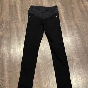 Citizens of humanity, maternity, black skinny stretchy jeans